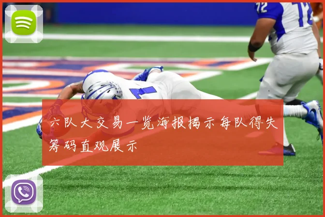 六队大交易一览海报揭示每队得失筹码直观展示